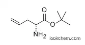 Molecular Structure of 199588-89-1 ((R)-2-Amino-4-pentenoic acid t-butyl ester)